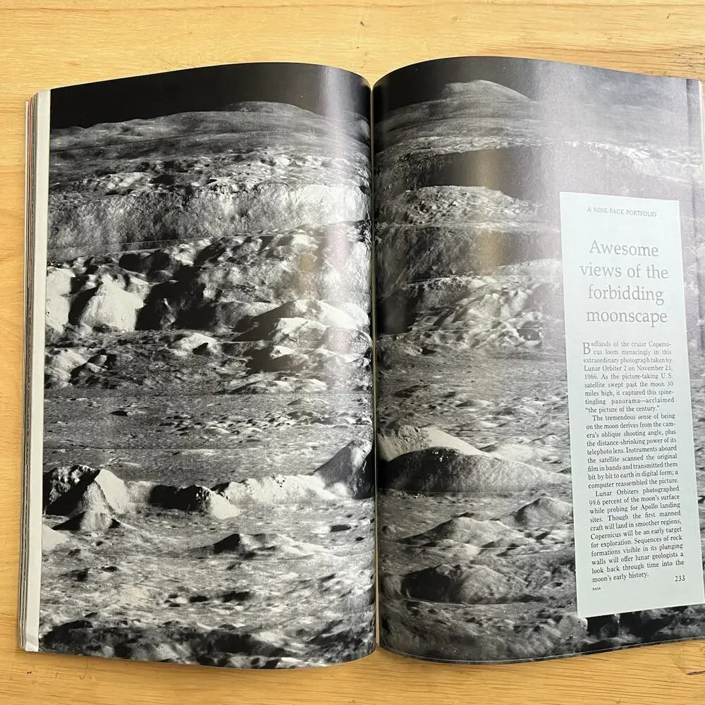 Vintage National Geographic February 1969 Magazine Kenya Moon Atlanta Elephant